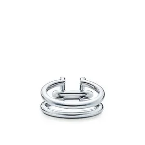 【Tiffany & Co】直営/正規店 Two-row Ring in Sterling Silver Tiffany & Co】直営/正規店 Two-row Ring in Sterling Silver